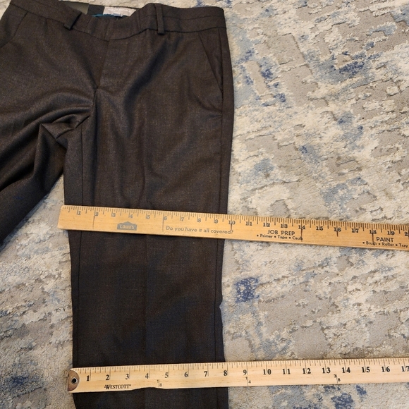 NWT Banana Republic Brown Wool Blend Martin Fit Dress Pant Trouser Womens Size 4 - Picture 3 of 14
